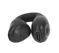 Trabajo Sano Potente del Negocio de los Deportes del Auricular de Botón Inalámbrico del Anillo Abierto de Bluetooth V5.4 para el Material del ABS (Black)