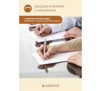 Trabajos de carpintería y mueble. MAMD0209 - Guía para el docente y solucionarios