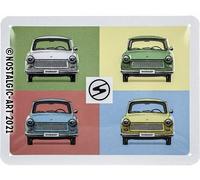 Trabant Cartel Metal Pop Art Pequeño 200mm x 150mm