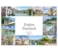 Traben Trarbach Impressionen (Tischkalender 2026 DIN A5 quer), CALVENDO Monatskalender: Traumhafte Bilder der romantischen Stadt Traben Trarbach