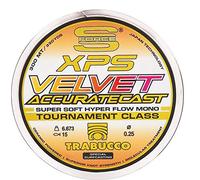 Trabucco Hilos de Pesca Velvet Accurate Cast 300 m 0.35 mm Silicona Spinning Surfcasting