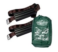 Trac-Grabber- Dispositivo de rescate de emergencia en caso de atasco, evita el deslizamiento en nieve, arena y barro, alternativa a cadena o neumáticos especiales (juego de 2 bloques y correas)