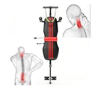 Tracción De Columna, Máquina De Estiramiento De Espalda, Longitud Ajustable De 140 A 185 Cm, Banco Musculación, para Aliviar El Dolor De Cuello Y Espalda
