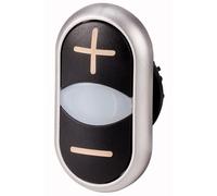 Pulsador doble/+ negro con RMQ Titan 218145