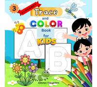 Trace and Color Book for Kids - Alphabet: Capital & Simple Letters Tracing Practice Book for Kids (Kids Trace & Color Series)