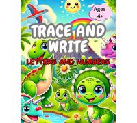 Trace And Write Letters And Numbers: Perfect home and classroom use| Easy to follow tracing guides| 8.5x11"|66 pages|