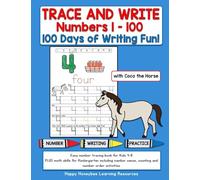 Trace and Write Numbers 1-100 Easy Number Tracing Book for Kids 4-8 including Number Sense, Counting, and Number Order Activities: 100 Days of Writing ... Math Skills for Kindergarten (Early Math)