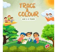 Trace & Color for Toddlers: My First Drawing Book Level 1
