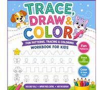 Trace, Draw & Color: Kids Pencil Control and Tracking book
