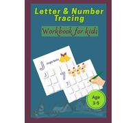 Trace & Learn: Christmas Letters and Numbers: Early Learning Jumbo Tracing Book with Cute Colored Christmas Illustrations