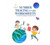 Trace & Learn Numbers 1-20: Fun Number Tracing Workbook for Kids