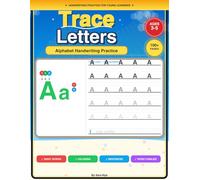 Trace Letters: Alphabet Handwriting Practice Workbook for Kids - Tracing Letters A-Z with Sight Words, Word Families, Sentences & Coloring Pages for Preschool, Pre-K, Kindergarten and Kids Ages 3-5