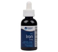 Trace Minerals, Ionic Iron (Hierro Iónico), 22mg, 59ml, Probado en Laboratorio, Sin Gluten, Sin Soja, Vegano, No GMO