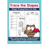 Trace the Shapes: Shape Tracing Book for Kids (Math Skills for Kindergarten)