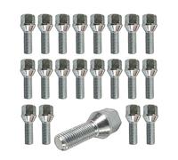 TRACER 20 pernos de rueda cintura cónica 60° M14 x 1.5 28mm compatible con VW, Audi, Seat, Skoda, Mercedes, Volvo