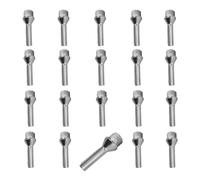 TRACER 20 tornillos de rueda M12 x 1,5 con cuello cónico, 60°, 40, ancho de llave 17 mm, compatible con Nissan, Aprio, NP200 (U90), Juke II, Micra V