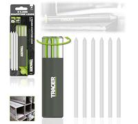 Tracer 6 minas de repuesto de esteatita de 5,2 mm para uso con el lápiz resistente. Paquete de minas para lápices y estuche de almacenamiento