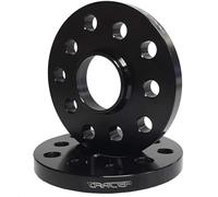 TRACER Espaciadores de vía 12119W 15mm negro anodizado - Circunferencia del agujero 100/5+112/5 - Agujero central 57,1 - 2 piezas