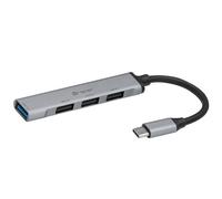 Tracer Hub USB-C 4 Puertos H40 Aluminio