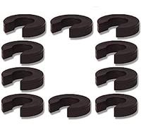 TRACER Limitador Deflexión Resorte 21 mm Protector Suspensión RC sin Herramientas, Juego 10 Piezas