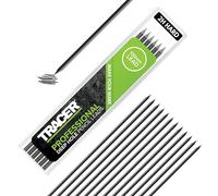 Tracer Minas de Repuesto Duras 2H - Pack de 12 | Grafito de 2,8 mm | Marcado Fino y Duradero | Compatible con Lápiz para Agujeros Profundos | Ideal para Madera, Metal y Cerámica