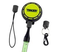 TRACER Portaminas con Funda Retráctil - Clip de Cinturón Resistente | con Mosquetón y Cordón | Acceso Rápido | Compatible con Lápices de Carpintero y de Agujero Profundo TRACER