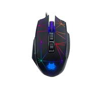 Tracer Space Gaming Mouse | Iluminación RGB | 7200 DPI | 8 botones | Diseño ergonómico | Sistema de peso modular | Cable USB | Simétrico para zurdos y diestros | Optimizado para juegos