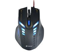 Tracer Target - Ratón (Ambidextro, Óptico, USB, 1600 dpi, Negro)