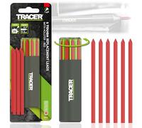 Tracer Tough Construction - Juego de minas de repuesto para lápices (6 x 5,2 mm, 6 minas de grafito resistentes de alta visibilidad, 6 unidades)