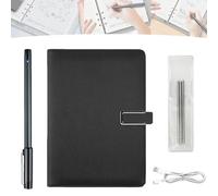 Tracify Pad Notebook, Drawing, Smart Sync Pen and Notebook, 3rd Generation Smartbook with 5 0.02mm High-Precision Spare Refills, Graffiti, Meetings (Black)