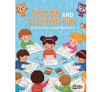 Tracing and Coloring Fun :Letters and Numbers with Fruits and Vegetables: My First Tracing Adventure