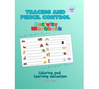 Tracing and pencil control: Activity Workbook | Kids ages 3-6