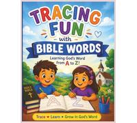 Tracing Fun with Bible Words: Tracing worksheet activity book