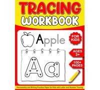 Tracing Workbook: Penmanship and Writing Practice Paper for Kids with Letter and Number Tracing