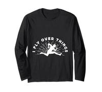 Track Athletics I Fly Over Things Track And Field Manga Larga