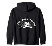 Track Athletics I Fly Over Things Track And Field Sudadera con Capucha