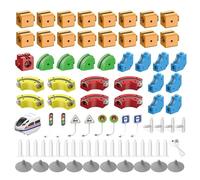 Track Building Toy - Educational Toy with Light Sound | Interactive Funny Train Perfect for Boys, Girls, Home, Indoor, Play Desk, Floor, Christmas or Gift Ideas, 2400g