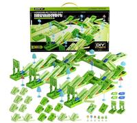 Track Car Toys - Cool Fun Interactive Flexible DIY Puzzle Vehicle Playset