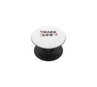 Track Life Track and Field Athlete Running Track PopSockets PopGrip Adhesivo