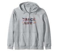 Track Life Track and Field Athlete Running Track Sudadera con Capucha