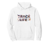 Track Life Track and Field Athlete Running Track Sudadera con Capucha