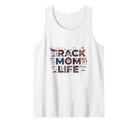 Track Mom Life Track and Field Sports Mom Runner Mom Track Camiseta sin Mangas