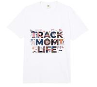 Track Mom Life Track and Field Sports Mom Runner Mom Track Comfort Colors Adult Heavyweight T-Shirt