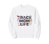 Track Mom Life Track and Field Sports Mom Runner Mom Track Sudadera