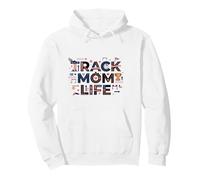 Track Mom Life Track and Field Sports Mom Runner Mom Track Sudadera con Capucha