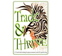 Track & Thrive: A 12-week Health Tracking & Symptom Awareness Journal for Optimize Living - Light-themed with black phoenix