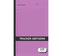 Tracker Abitudini: Tabelle mensili per monitorare fino a15 attività - ideali per self-care, fitness, alimentazione, studio, mindfulness, organizzazione personale e obiettivi quotidiani