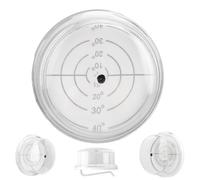 Tracker de panneaux solaires - 4,5x4,5cm Outil Solaire, Angleur Manuel ABS + PC Résistant à l'Eau | Mesure Angle 90 Degrés Clip Flexible Portatif Installation Précise Support Panneaux Solaires P