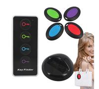Tracker for Keys - 85dB Key Alarm Finder with Sound | 131ft Range Remote Tag Wallet Finders Locator Wireless Lost Item Tracker for Indoor Outdoor, Finding Key Passport