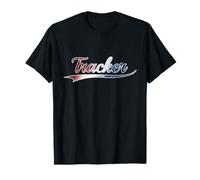 Tracker Patriotic USA Distressed American Flag Style Camiseta